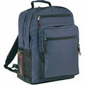 Deluxe Backpack w/ 2 Double Zippered Main Compartments